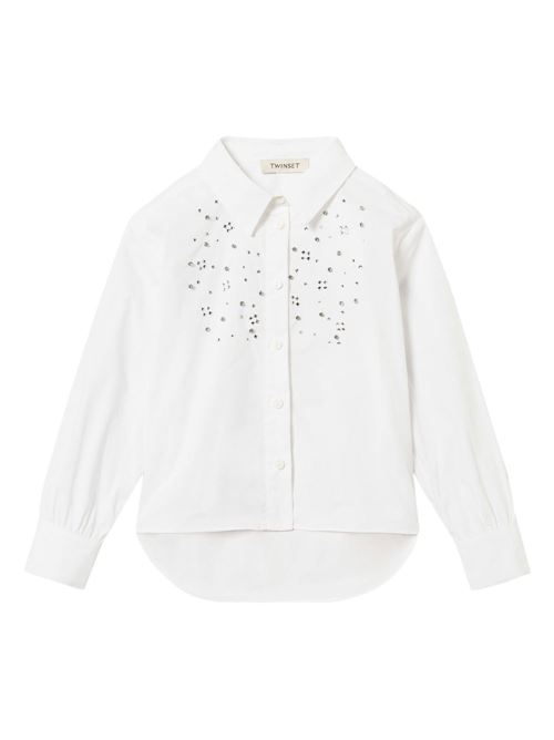 Camicia bambina con applicazioni TWINSET Kids | 251GJ2QM000808